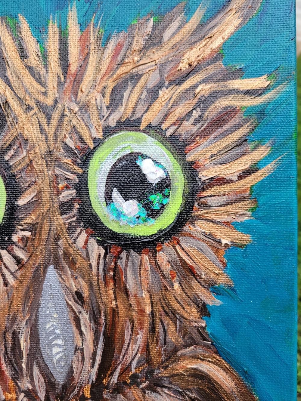 "Give A Hoot" Original Artwork Created By Brea Marie 11 X 14 - Picture 6 of 6